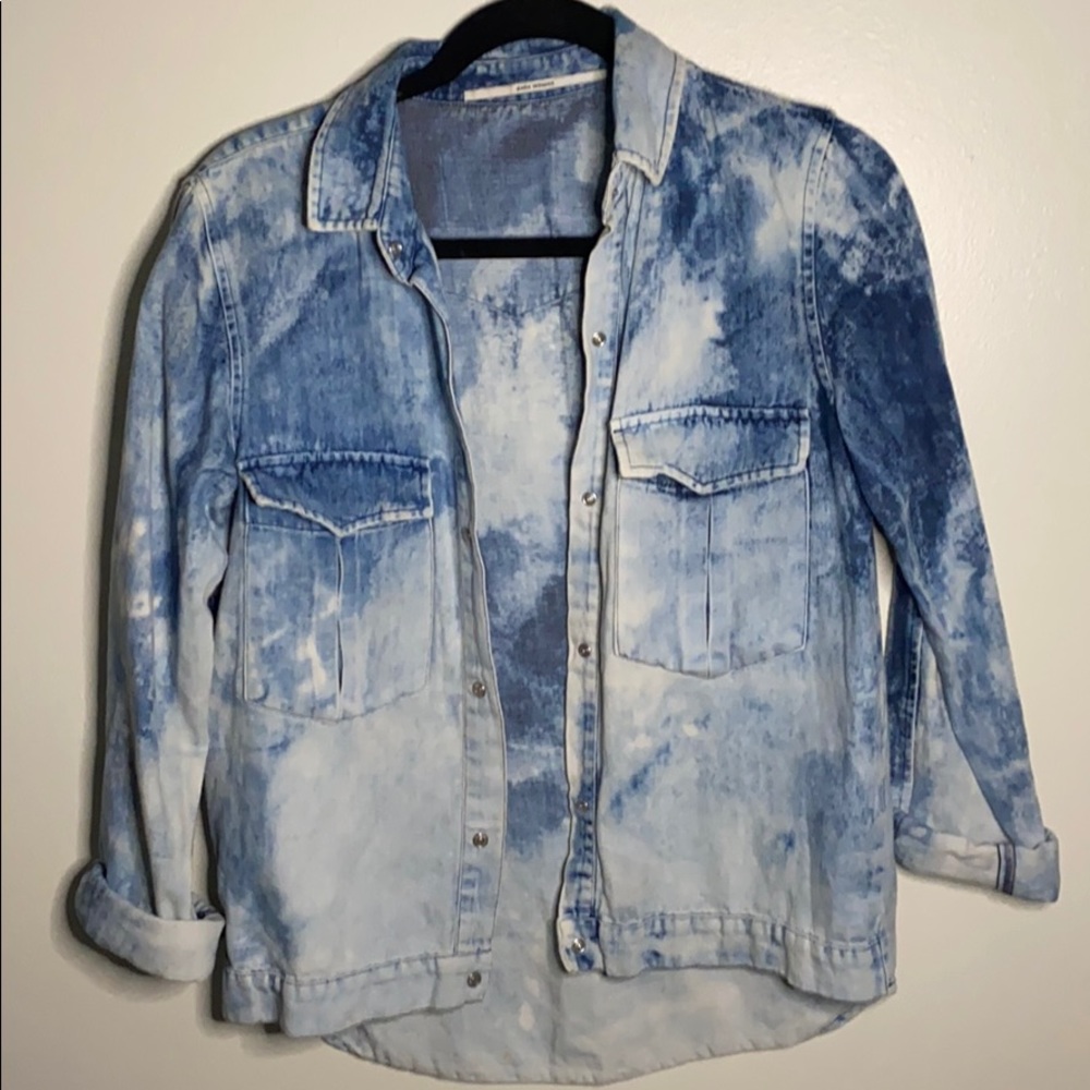 Tie Dye Denim Jacket